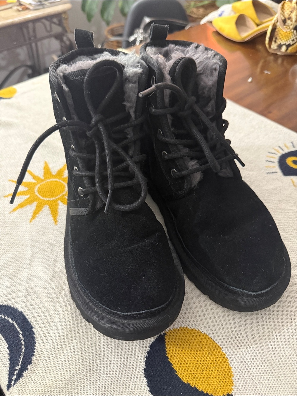 UGG Harkley Lace Up Boots